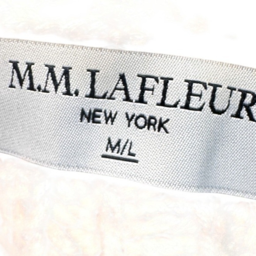 MM LaFleur New York Shawl Collar Ribbed Knit‎ Belted Cardigan Sweater M/L Taupe - Picture 8 of 10
